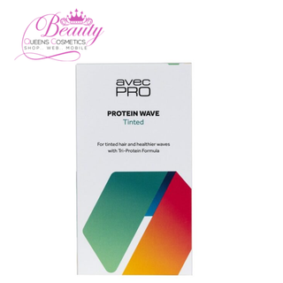 AvecPRO Protein Wave Tinted 100ml | Non-Ammonia Perm for Color-Treated Hair