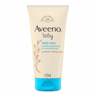 aveeno baby daily care moisturising lotion 150ml sensitive skin oat formula gentle hydration non greasy