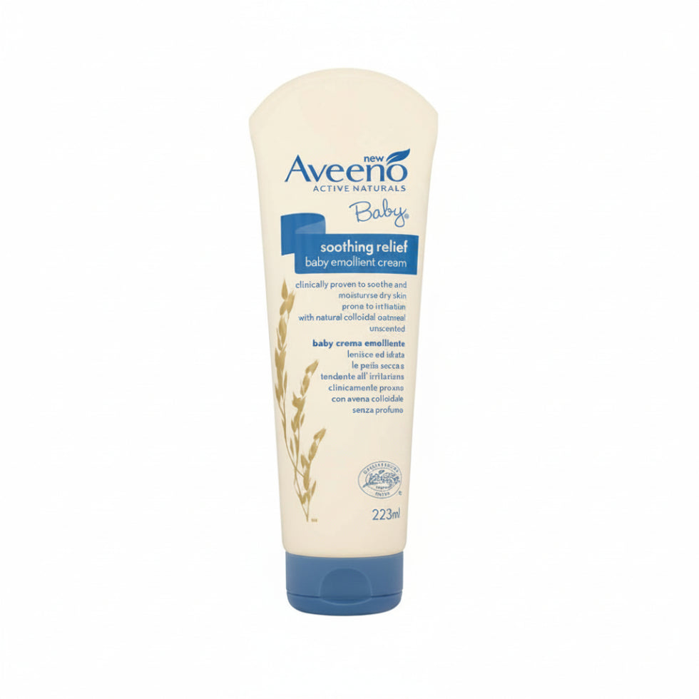 aveeno baby soothing relief cream for hydrating calming soft smooth sensitive dry baby skin