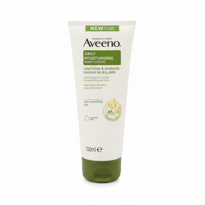 Aveeno Daily Moisturising Body Lotion 100ml | Hydrate & Protect Dry Skin
