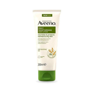 aveeno daily moisturising lotion 200ml oat sensitive skin hydrating non greasy soft smooth skin