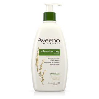 aveeno daily moisturizing lotion 532ml for hydrating soothing dry sensitive soft smooth healthy skin