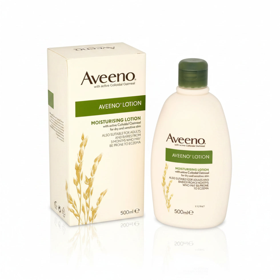 aveeno moisturising lotion 500ml for hydrating soothing soft smooth healthy skin daily use
