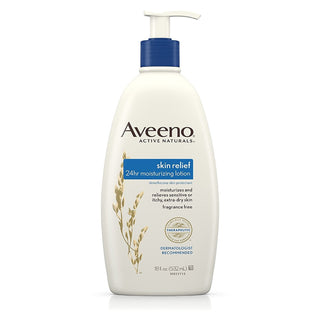 aveeno skin relief 24hr moisturizing lotion 532ml for very dry itchy sensitive skin hydrating soothing soft smooth