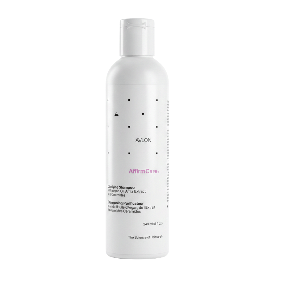 Avlon AffirmCare clarifying shampoo 240ml deep cleansing hair care for scalp buildup removal and fresh clean hair