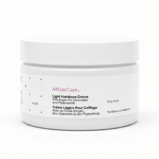 Avlon AffirmCare light hairdress crème 115g daily moisture and shine care for soft smooth and manageable hair styling