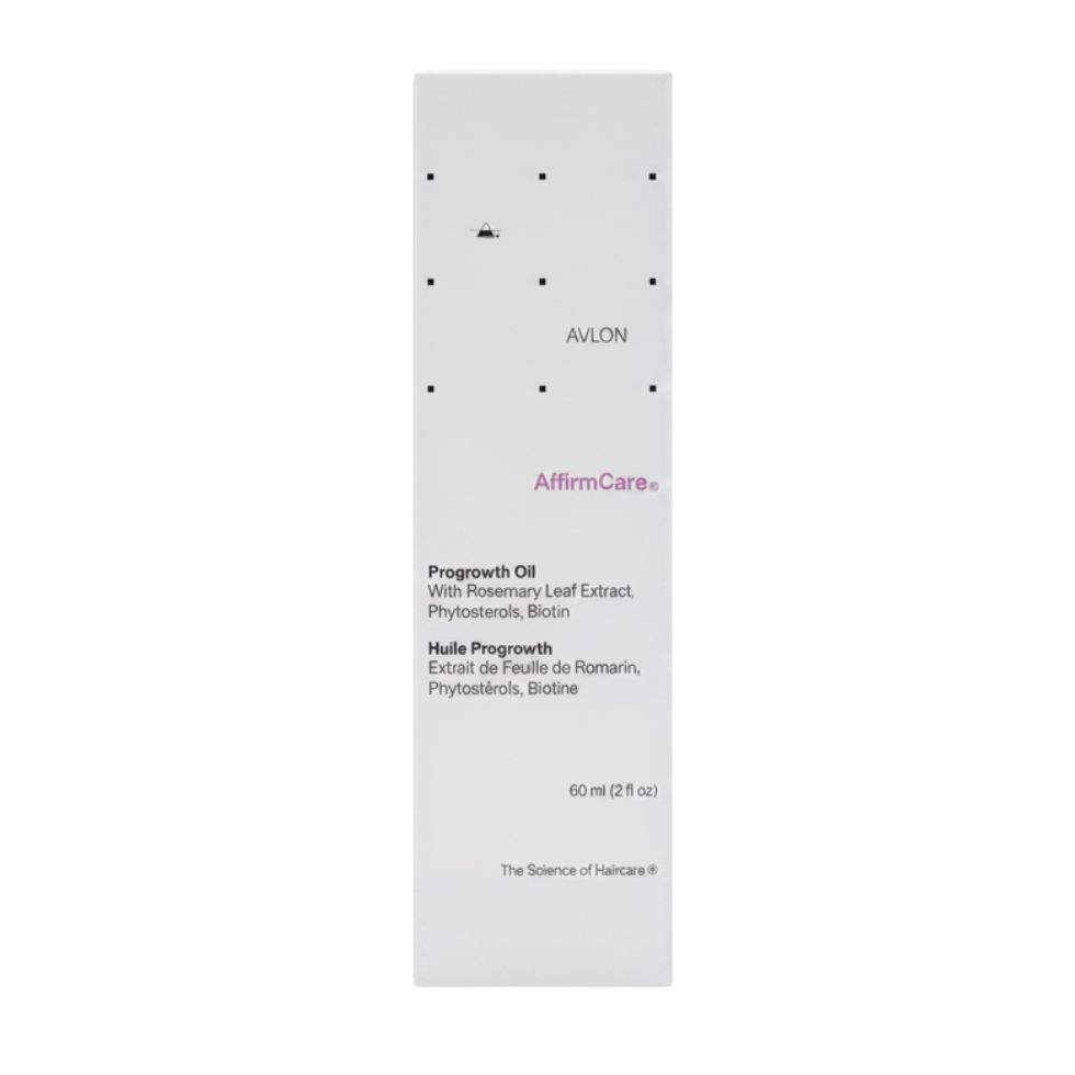 Avlon AffirmCare Progrowth Oil 60ml scalp nourishing hair growth oil with rosemary and castor oil for stronger shiny hair