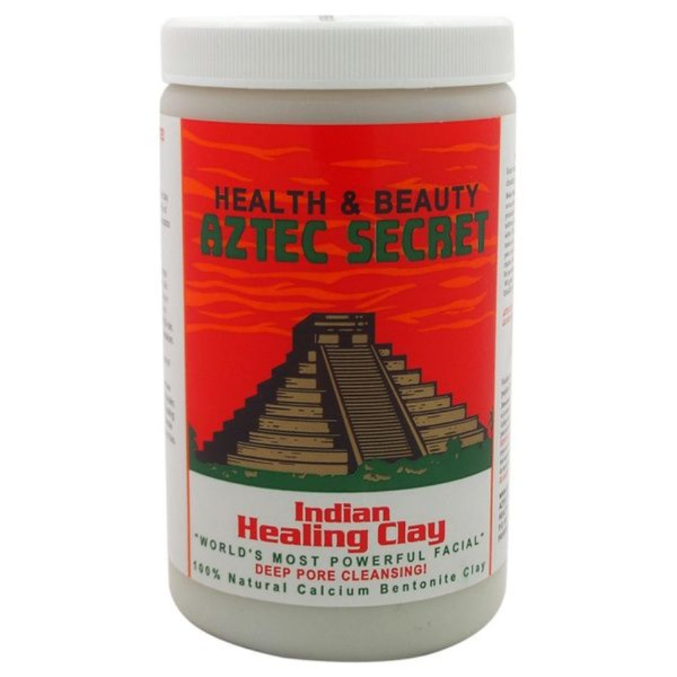 Aztec Secret Indian Healing Clay 908g jar for deep pore cleansing detox face and body mask
