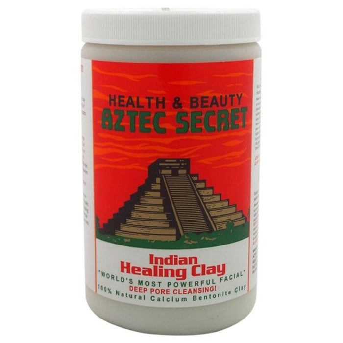 Aztec Secret Indian Healing Clay 908g jar for deep pore cleansing detox face and body mask