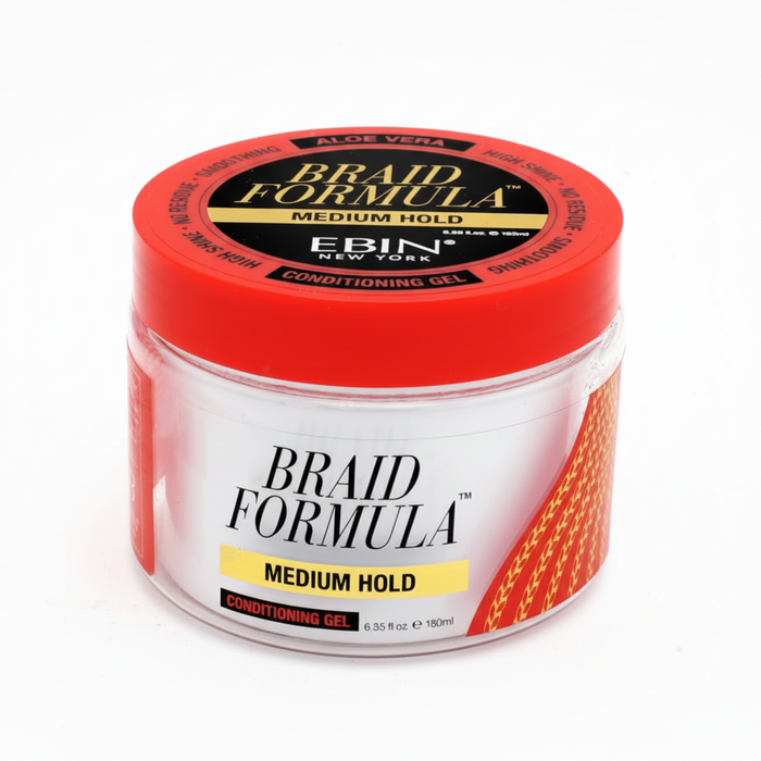 EBIN Braid Formula Conditioning Gel Medium Hold | Non-Flaking Braiding Gel