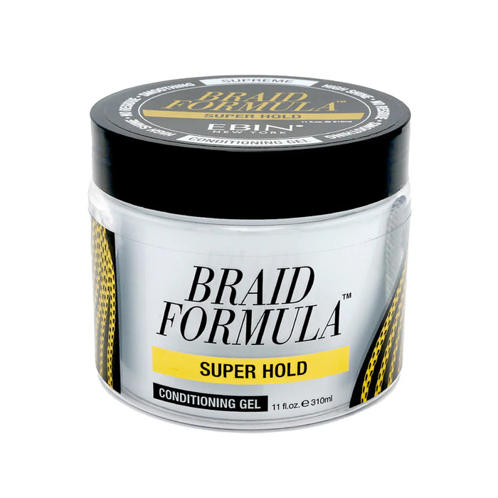 Ebin Braid Formula Lock 'n Pomade Conditioning Gel Super Hold 310ml | High-Shine Smoothing Wax