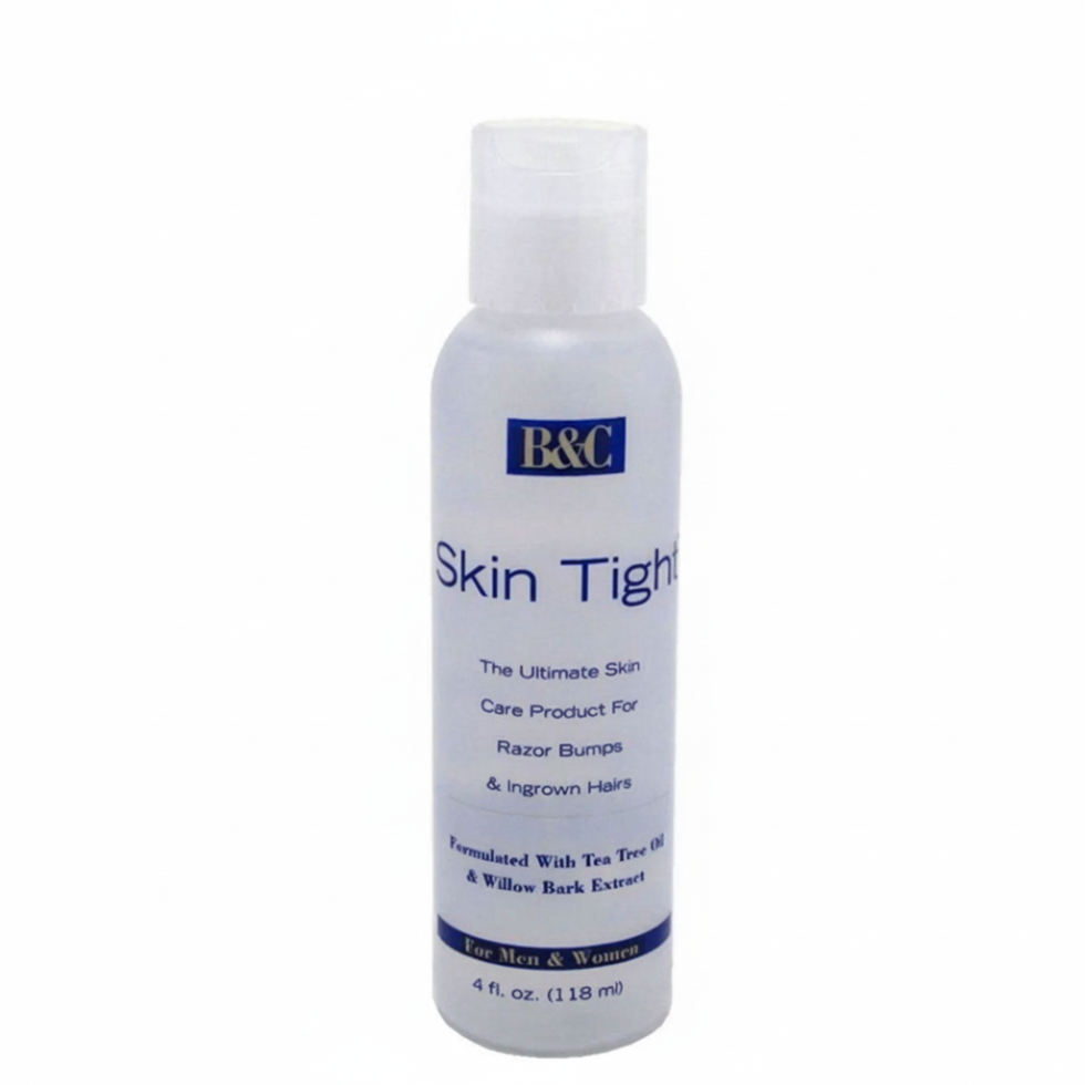 b&c skin tight 4oz razor bump ingrown hair razor burn treatment soothing post shave skin care