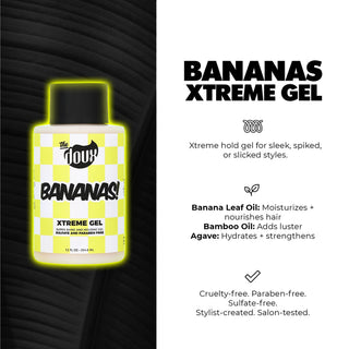 The Doux Bananas Xtreme Gel 12oz | Extreme Hold & Flexible Styling