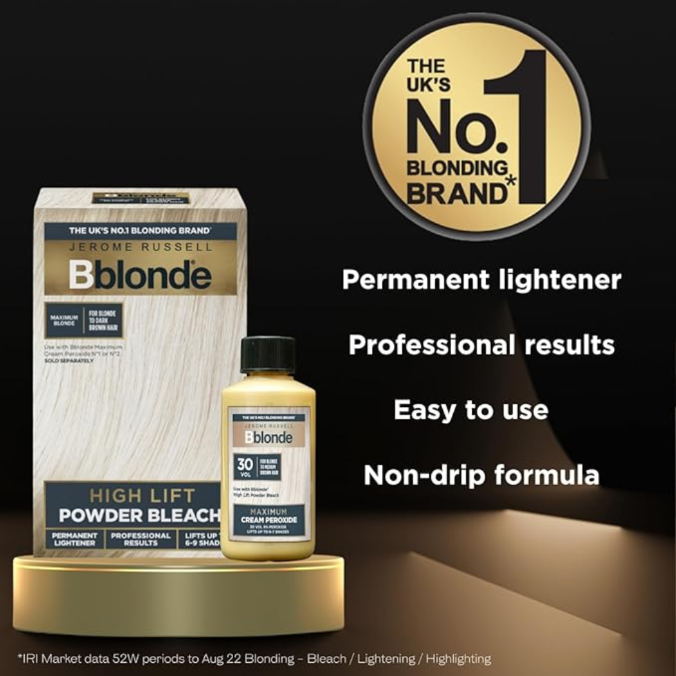 Bblonde 30 Vol 9 percent Cream Peroxide 75ml maximum lift developer
