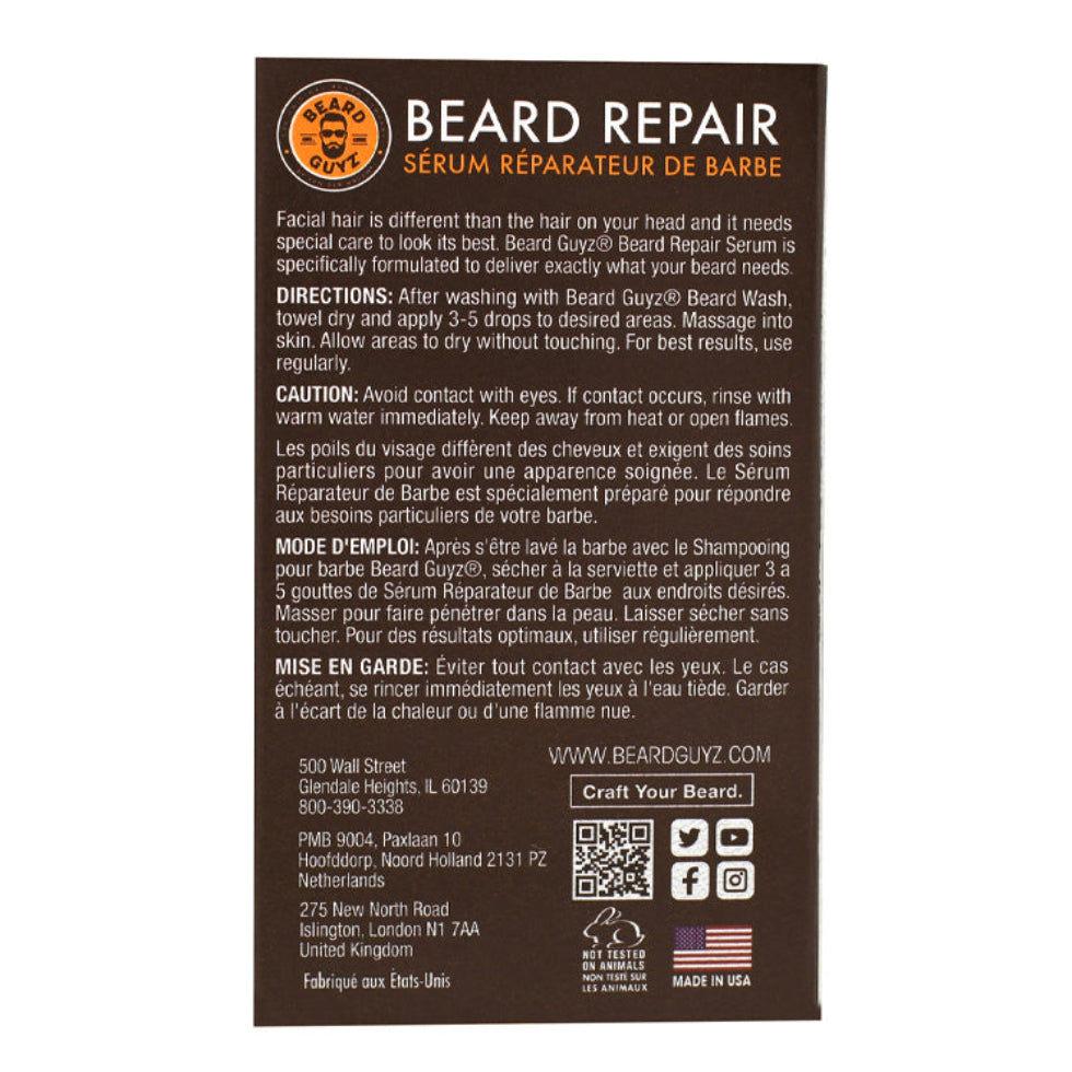 Beard guyz beard repair serum 1oz fuller thicker beard growth support serum