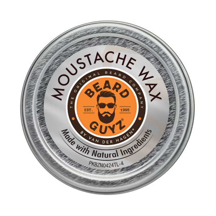 Beard Guyz Moustache Wax 0.88oz | Strong All-Day Hold Styling Wax