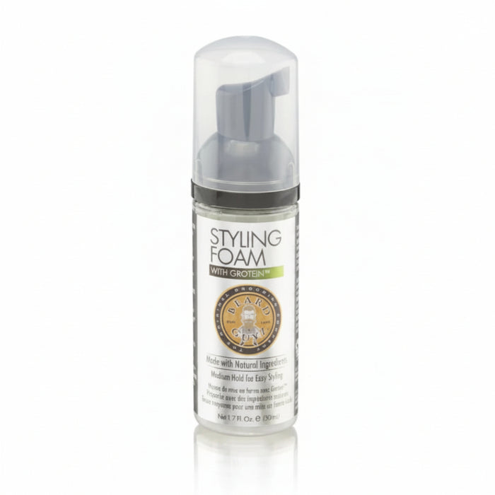 Beard Guyz Styling Foam 1.7oz | Medium Hold Protein Beard Styling Control