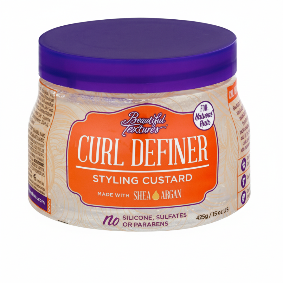 beautiful textures curl definer styling custard for defined hydrated frizz free natural bouncy curls