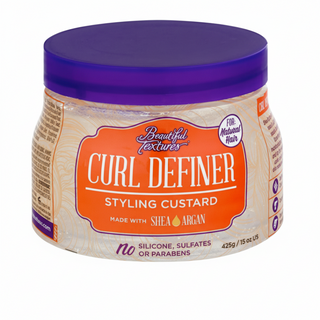 beautiful textures curl definer styling custard for defined hydrated frizz free natural bouncy curls