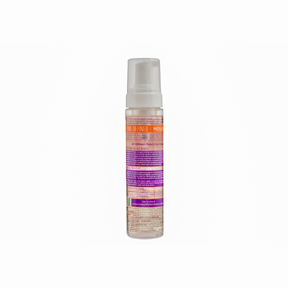 beautiful textures curl definer mousse for soft bouncy defined frizz free natural curls styling foam