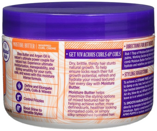 beautiful textures moisture butter whipped curl creme for hydrating defining frizz free soft bouncy natural curls