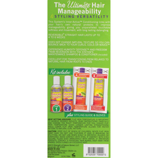 beautiful textures naturally straight texture manageability kit for reversible curl to straight smooth frizz free hair styling