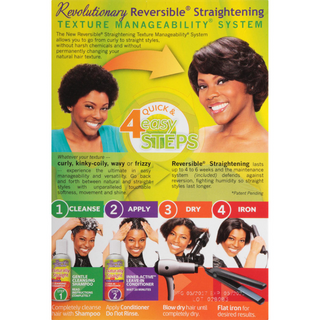 beautiful textures naturally straight texture manageability kit for reversible curl to straight smooth frizz free hair styling