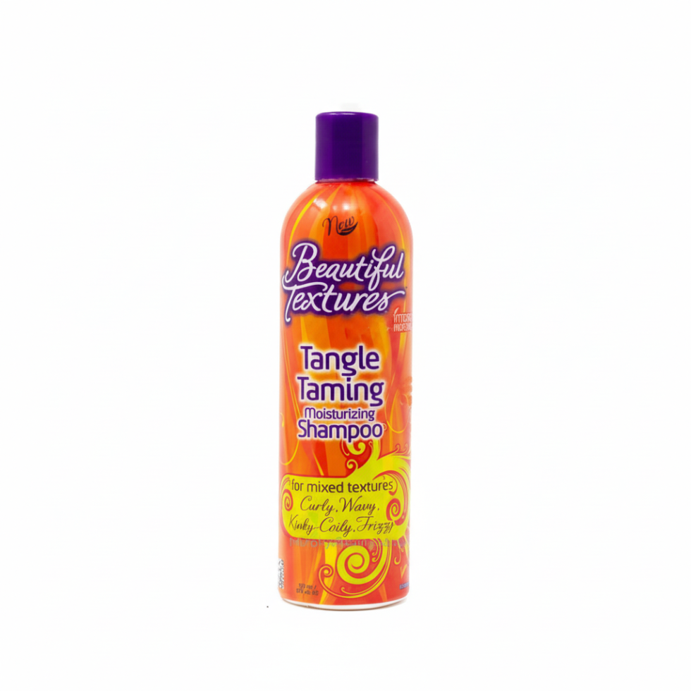beautiful textures tangle taming moisturizing shampoo for smooth manageable frizz free and easy detangling hair
