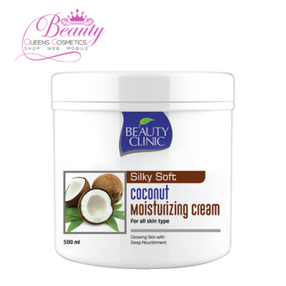 Beauty Clinic Coconut Infused Moisturising Cream 500ml | Deep Hydration