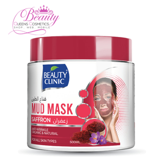 Beauty Clinic Saffron Mud Mask 500ml | Brightening & Anti-Aging