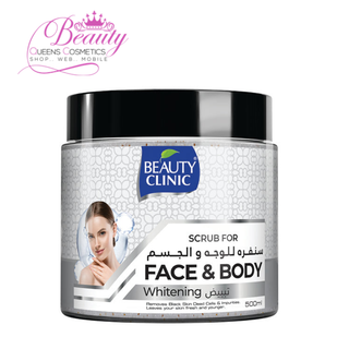 Beauty Clinic Whitening Face & Body Scrub 500ml | Bright Glow