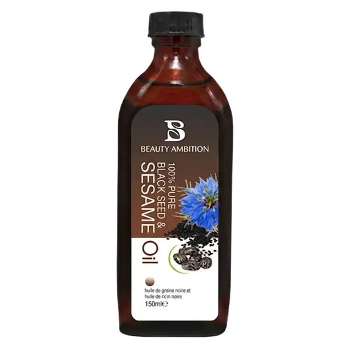 Beauty Ambition black seed and castor oil blend natural hair growth oil 150ml