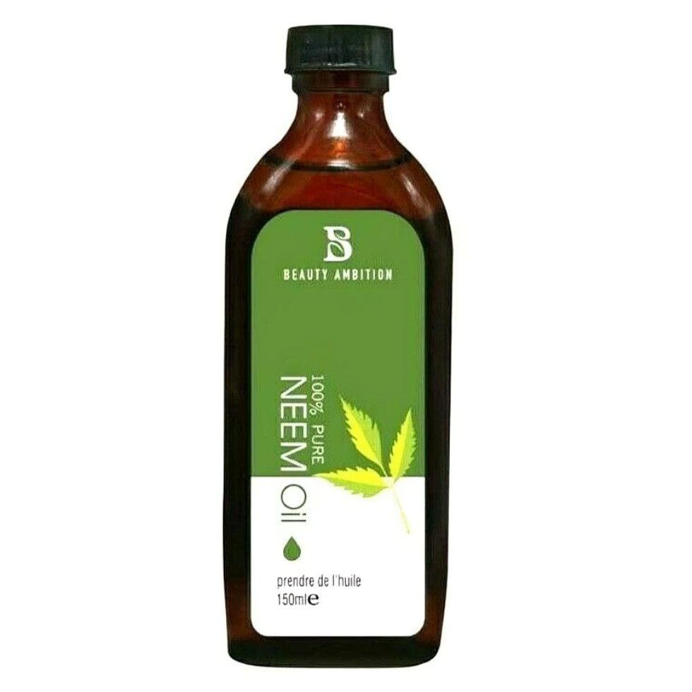 Beauty Ambition neem oil natural herbal oil for hair scalp and body care 150ml