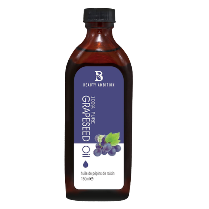 Beauty Ambition grapeseed oil natural herbal lightweight oil for hair and skin 150ml