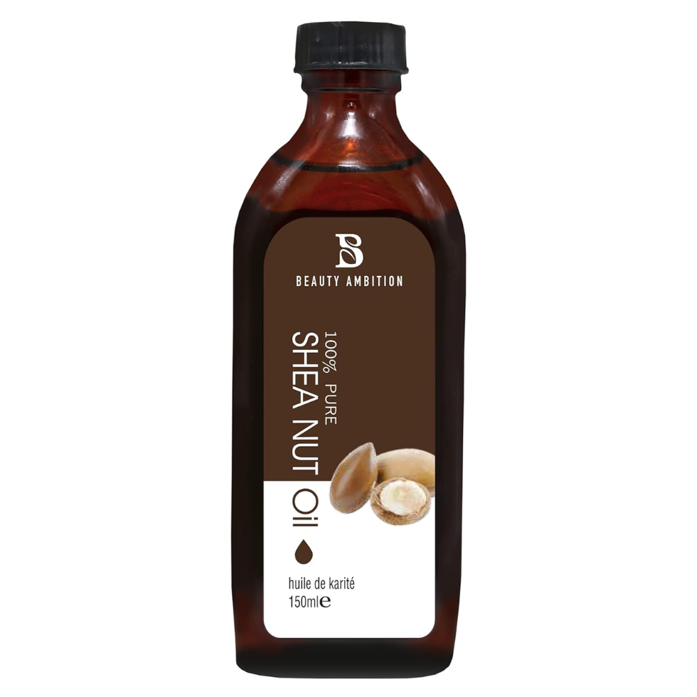 Beauty Ambition shea nut oil natural herbal oil for deep hair and skin nourishment 150ml