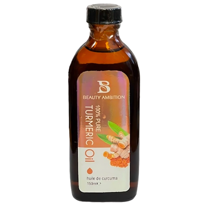 Beauty Ambition turmeric oil natural herbal oil for glowing skin and hair care 150ml