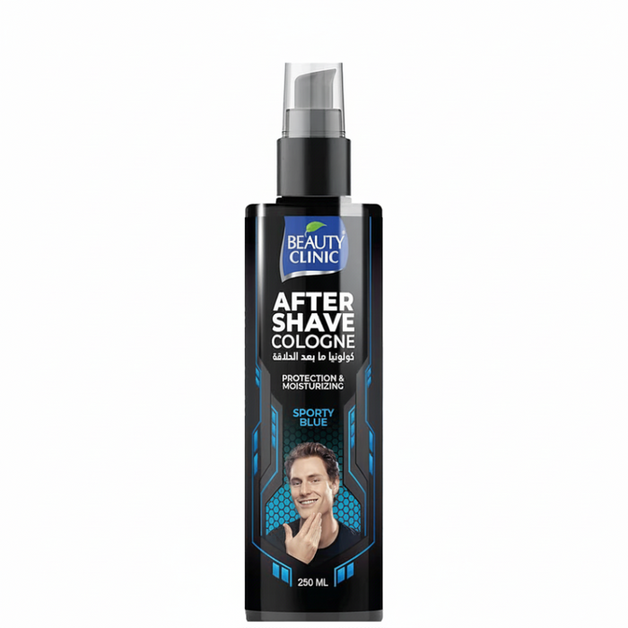 Beauty Clinic After Shave Cologne Sporty Blue 250ml | Soothing Moisturizing Care