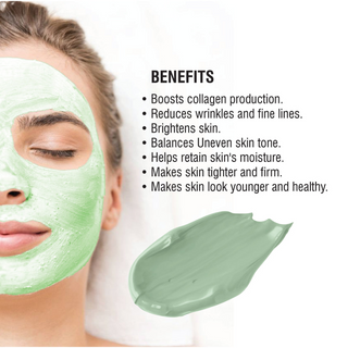Beauty clinic aloe vera mud mask 500ml deep cleansing detox soothing face mask skin care treatment
