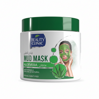 Beauty clinic aloe vera mud mask 500ml deep cleansing detox soothing face mask skin care treatment