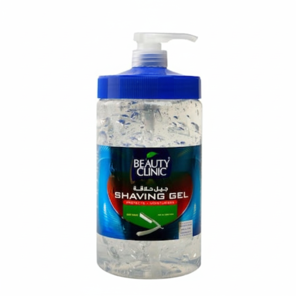 Beauty clinic clear shaving gel 1500ml moisturizing precision shave gel professional use