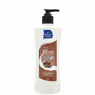 Beauty clinic cocoa butter hand and body lotion 550ml deep hydration moisturizing skin care lotion