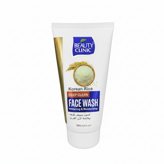 Beauty clinic korean rice deep clean face wash 150ml brightening gentle cleanser skin care