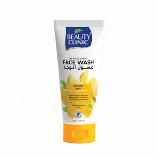 Beauty clinic lemon face wash charcoal cleanser 150ml deep cleansing oil control brightening skin care