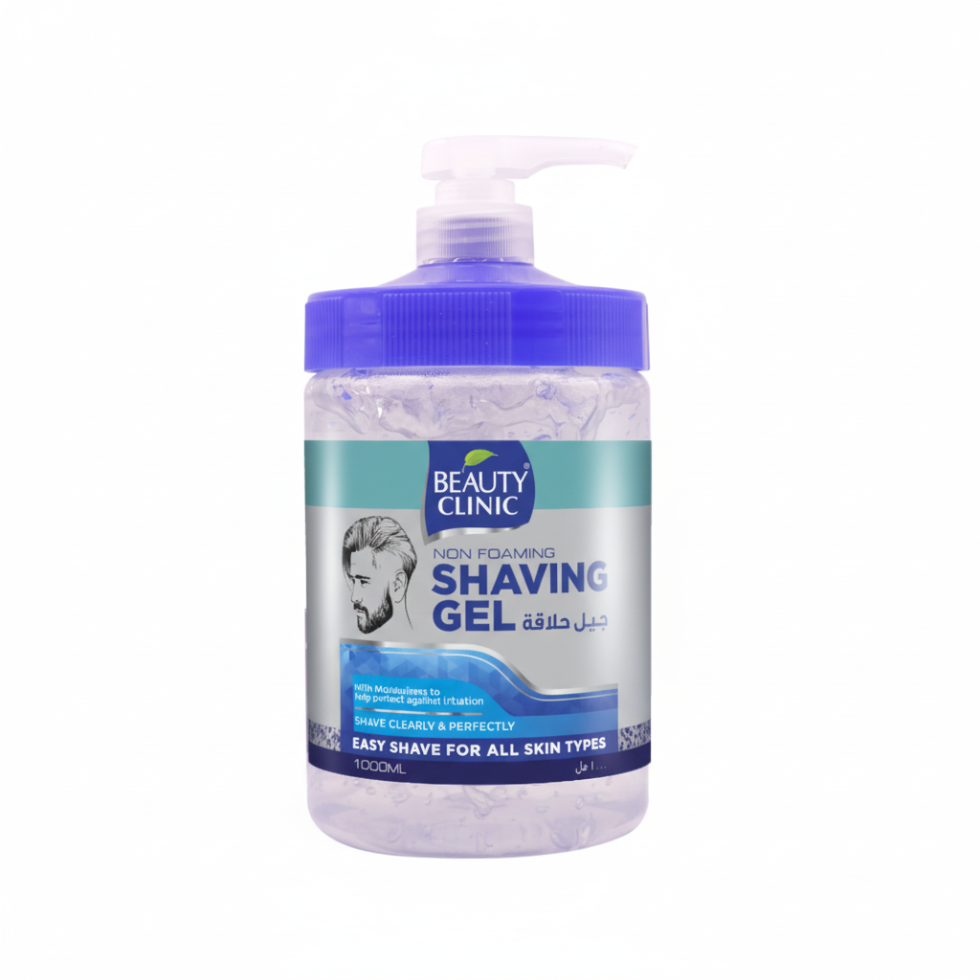 Beauty clinic shaving gel with moisturizers 1000ml smooth shave gel professional barbershop use