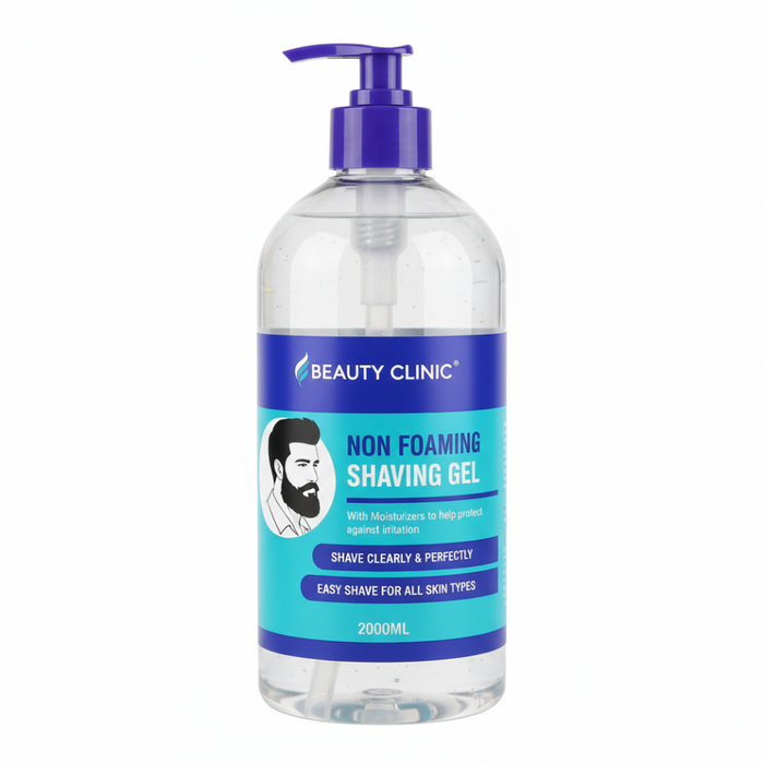 Beauty Clinic Shaving Gel with Moisturizers 2000ml | Smooth Hydrating Shave Gel