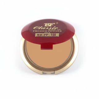 beauty forever classic pressed powder 105 smooth matte finish face makeup compact oil control natural coverage cosmetic product