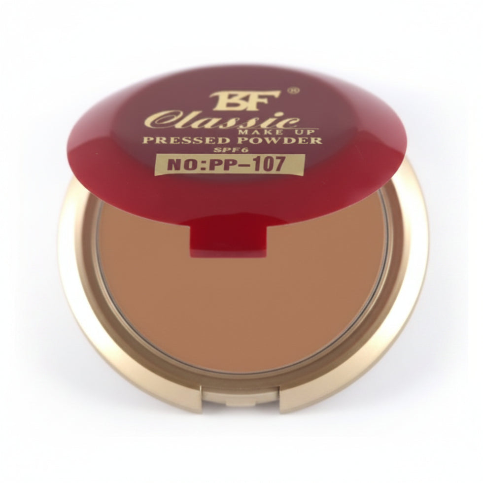 beauty forever classic pressed powder 107 smooth matte finish face makeup compact oil control natural coverage cosmetic product