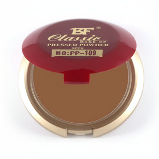 beauty forever classic pressed powder 109 smooth matte finish face makeup compact oil control deepest rich coverage cosmetic product