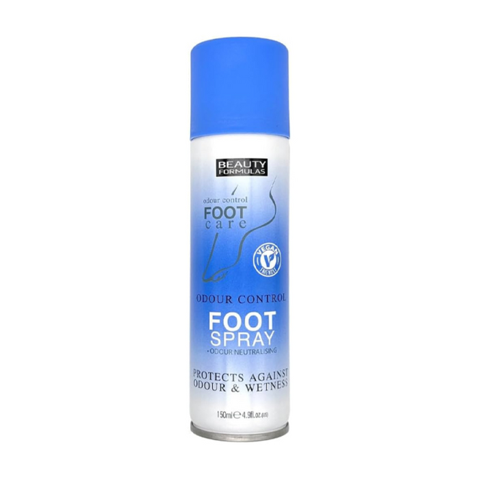 Beauty Formulas Foot Spray 150ml | Odour Control & Fresh Feet Deodorant Spray