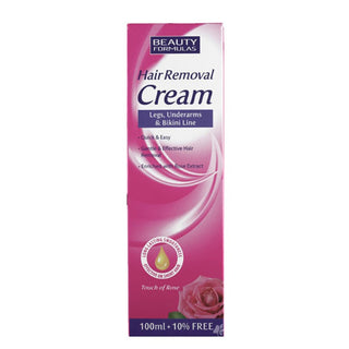 beauty formulas rose hair removal cream 100ml smooth skin depilatory soothing body hair removal cream